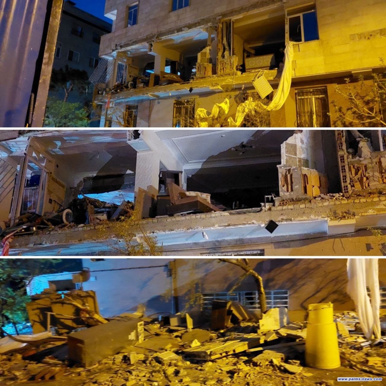 انفجار يهزّ شمال طهران و حدوث إصابات وتدمير مبنى